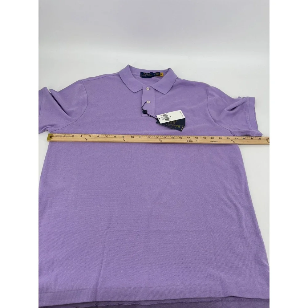 Polo Ralph Lauren Mens Classic Fit Mesh Polo Shirt Purple Large NWT 710534735457
